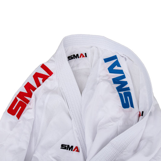SMAI WKF Reversible 4.5oz Premium Kumite Gi - Inazuma RX - detail view 3