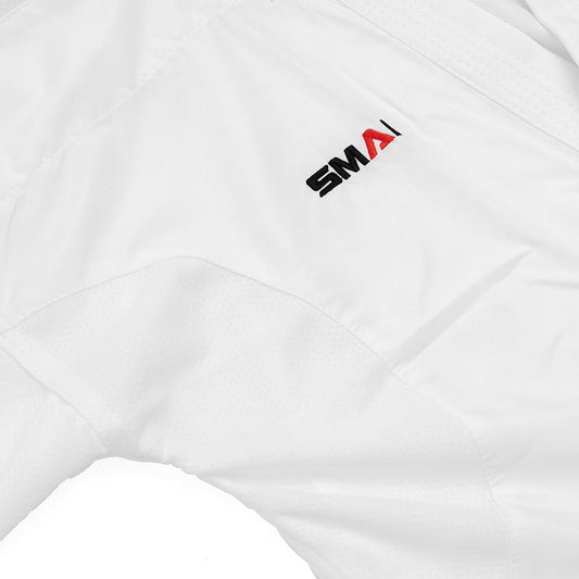 SMAI WKF 4oz Premium Kumite Gi Pack - Jin Karate Uniform - detail view 4