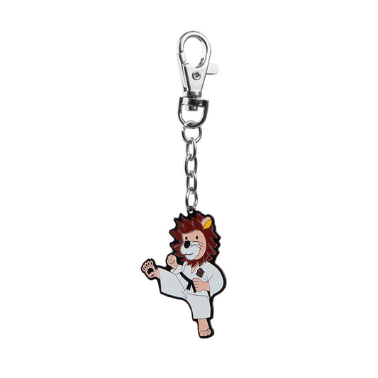 SMAI Karate Lion Keyring - Martial Arts Gift - martial arts accessories product photo
