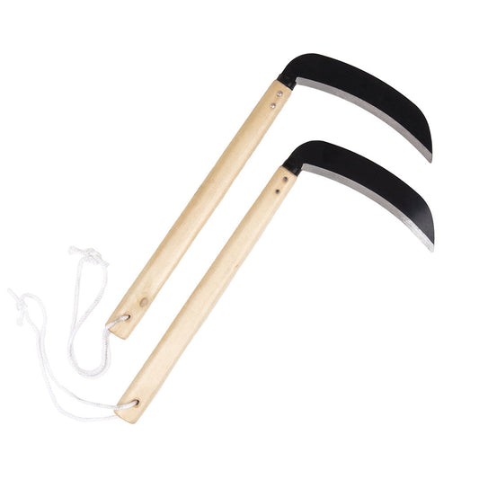 SMAI Wood Kama with Steel Blunt Blade - martial arts weapons product photo