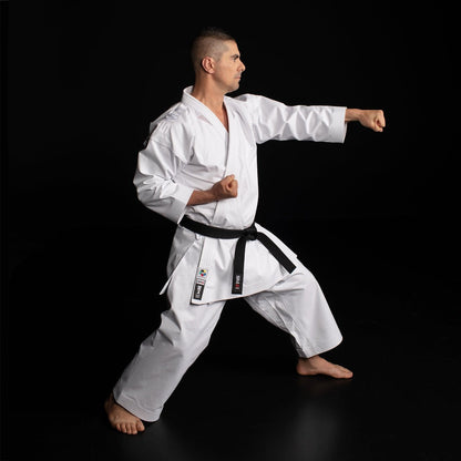 SMAI WKF 14oz Premium Kata Gi - Kaminari X Karate Uniform - detail view 15