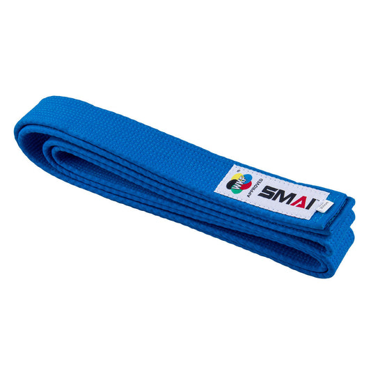 SMAI WKF Approved Premium Kata Belt in Blue - view 2