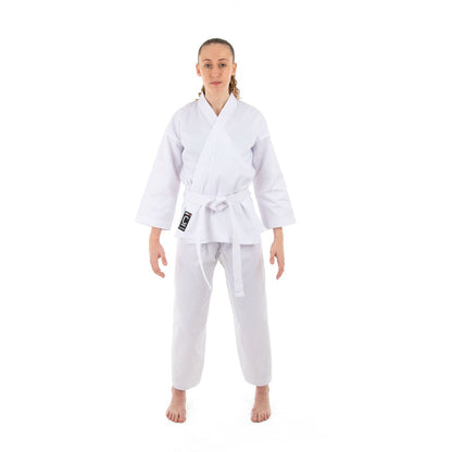 SMAI Classic 8oz White Student Karate Gi - Karate Uniform - martial arts uniforms product photo