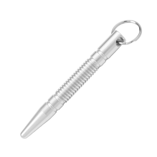 SMAI Kubotan Keychain - Self Defence Tool in Silver - martial arts weapons product photo