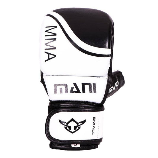 Mani MMA Leather Grappling Sparring Gloves - full leather MMA grappling gloves for training | MMABOXING
