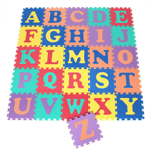 SMAI Alphabet Play Mats - 26 Piece Kids Mat Set - jigsaw product photo