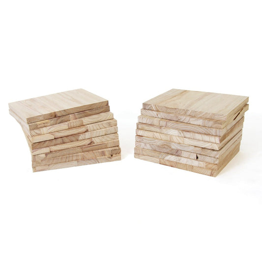SMAI Paulownia Wood Breaking Boards 2cm - 20 Pack - martial arts training equipment product photo