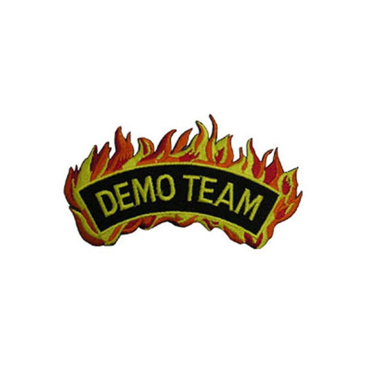 SMAI Badge - Flame Demo Team Martial Arts Patch - martial arts accessories product photo
