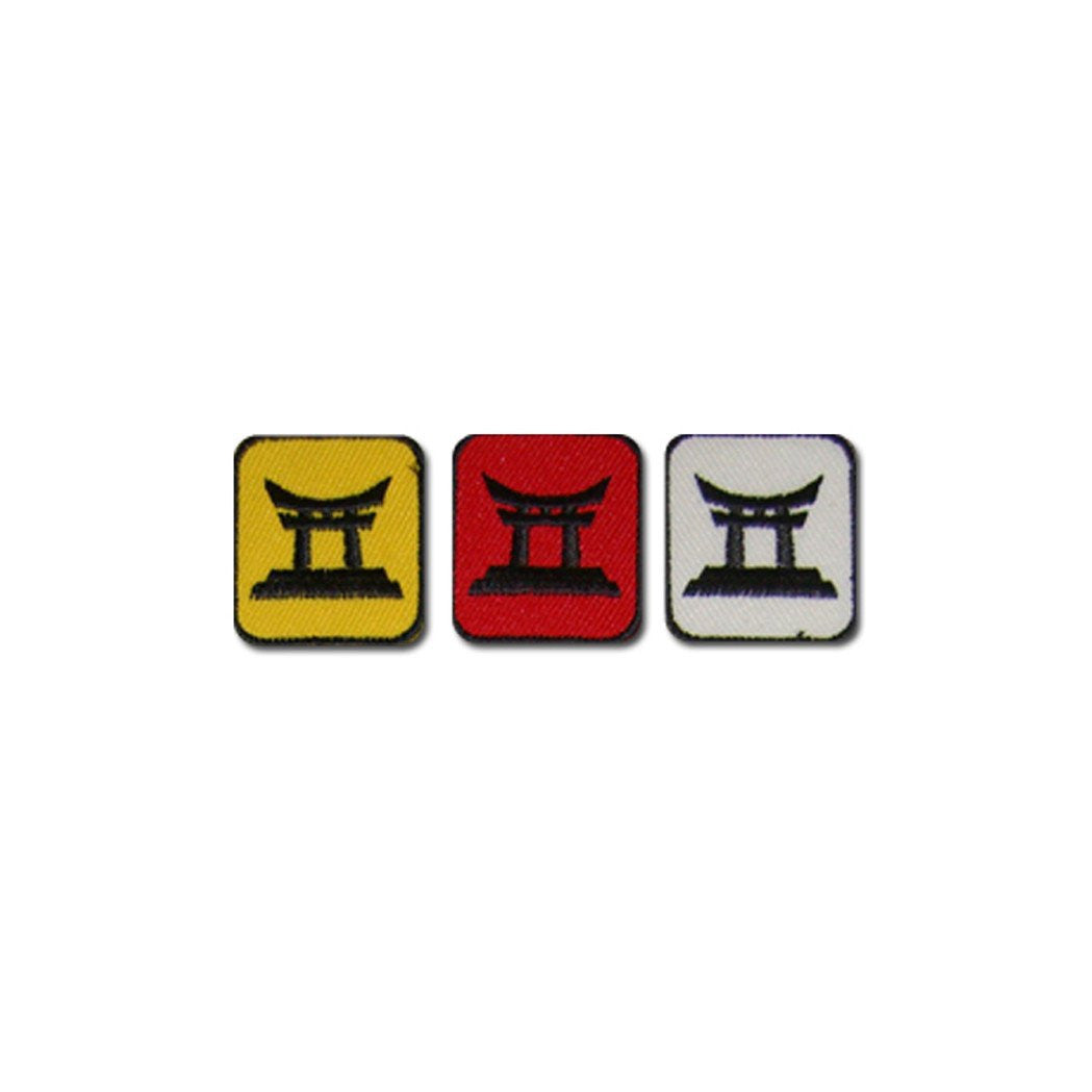 SMAI Tori Gate Merit Badge - 10 Pack in Red - martial arts accessories product photo