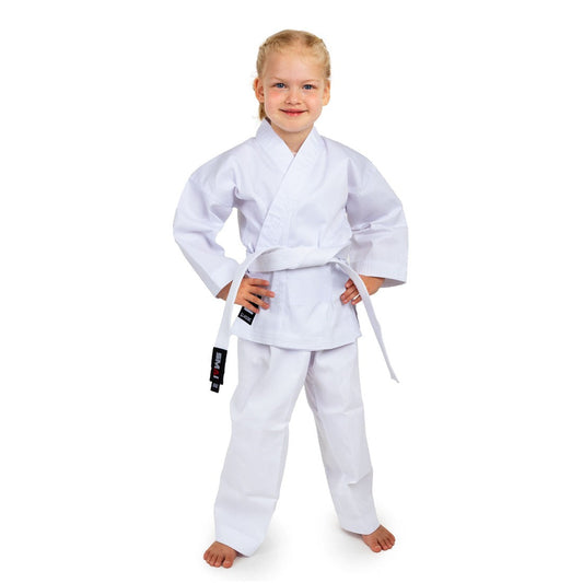SMAI Classic 8oz White Student Karate Gi - Karate Uniform - detail view 3