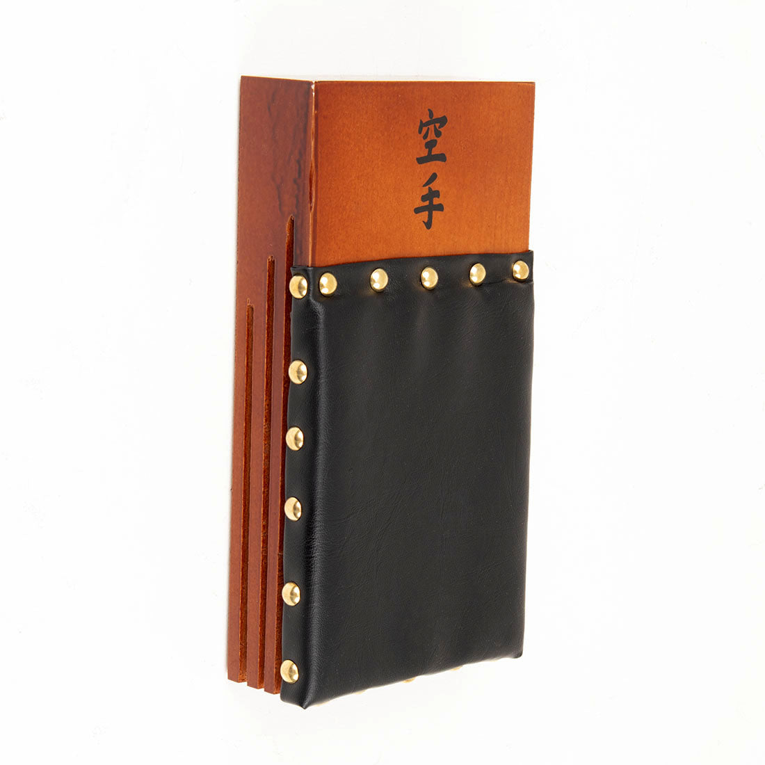 SMAI Makiwara - Deluxe Wide Leather Striking Board - martial arts training equipment product photo