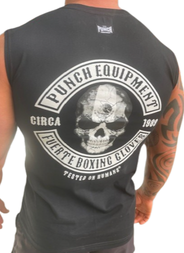 Punch Fight Top - Mexican Sparring - Black - detail view 2