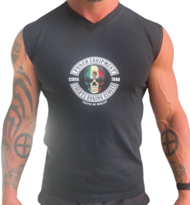 Punch Fight Top - Mexican Sparring - Black - tshirts product photo