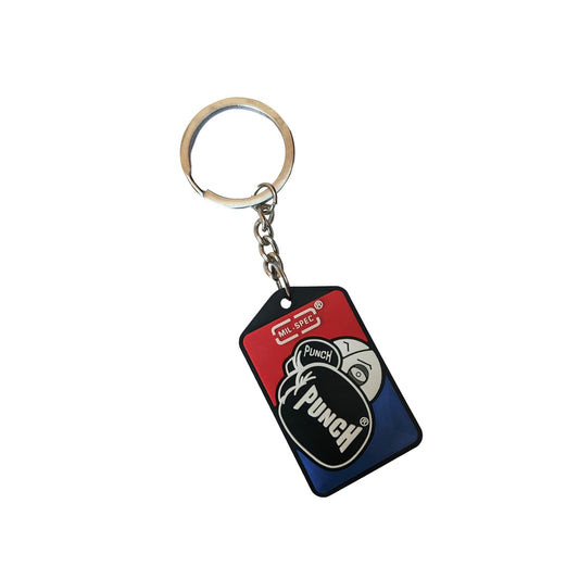 Punch Keyring - Mil-Spec Rubber - Tough Guy - mini gloves product photo