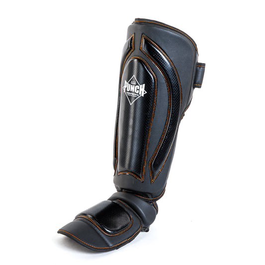 Punch Shin Pads - Black Diamond Precision Plus - Black - detail view 3