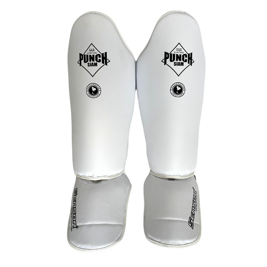 Punch Shin Pad - Siam Sensor - White - detail view 2