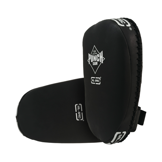 Punch Thai Pads - Mil Spec - Curved - Black - product photo