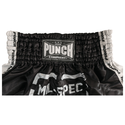 Punch Thai Shorts - Mil-Spec - Black - detail view 3