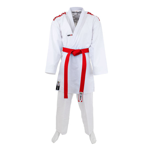 SMAI WKF 4oz Premium Kumite Gi Pack - Pro Fighter Karate Uniform - detail view 2