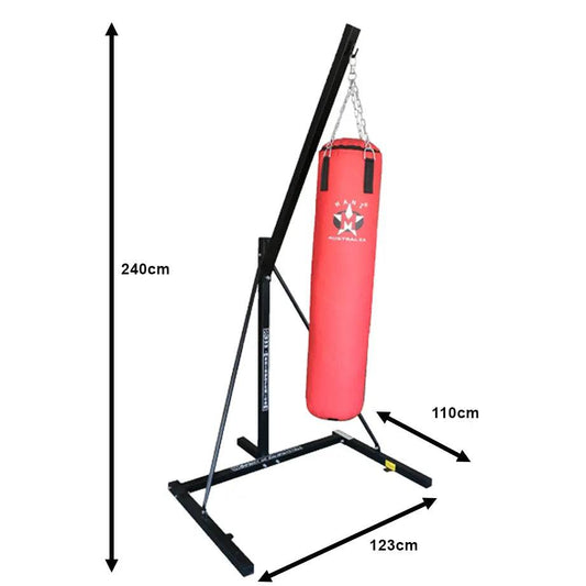 Mani Single Punching Bag Stand - freestanding heavy bag stand for boxing and MMA training | MMABOXING