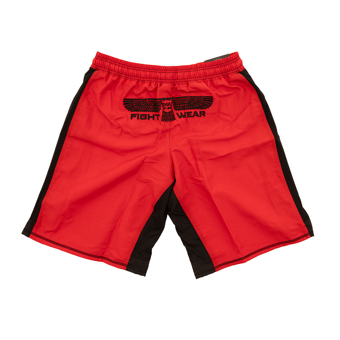 SMAI Heavy Duty MMA Shorts - Training Fight Shorts in Red - view 3