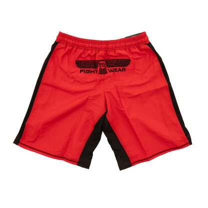 SMAI Heavy Duty MMA Shorts - Training Fight Shorts in Red - view 3