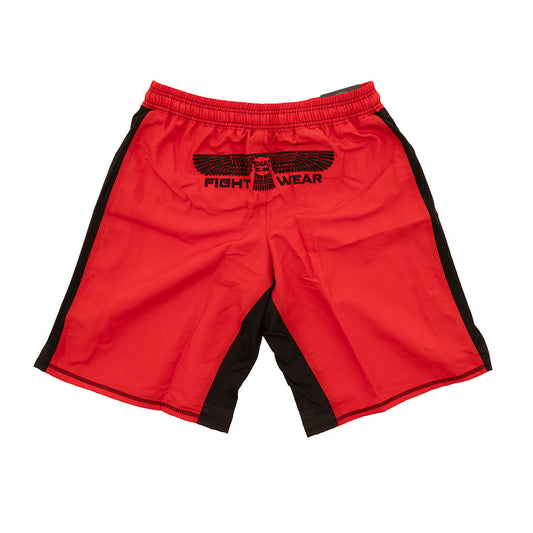 SMAI Heavy Duty MMA Shorts - Training Fight Shorts in Red - view 3