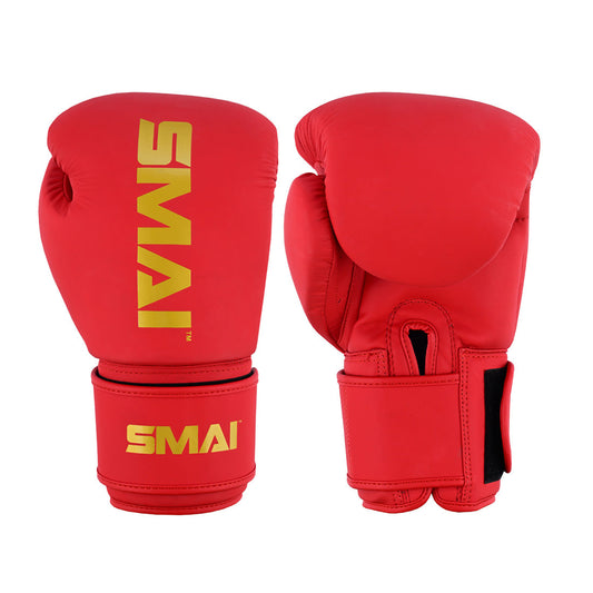 SMAI Gold Series Boxing Gloves in Red and Gold - view 2
