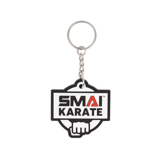 SMAI Karate Rubber Keyring - Martial Arts Gift - martial arts accessories product photo