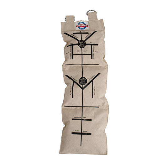 SMAI Large Canvas Sand Bag Makiwara with Target - martial arts training equipment product photo