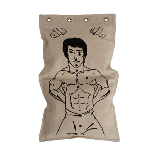 SMAI Medium Canvas Sand Bag Makiwara with Target - martial arts training equipment product photo