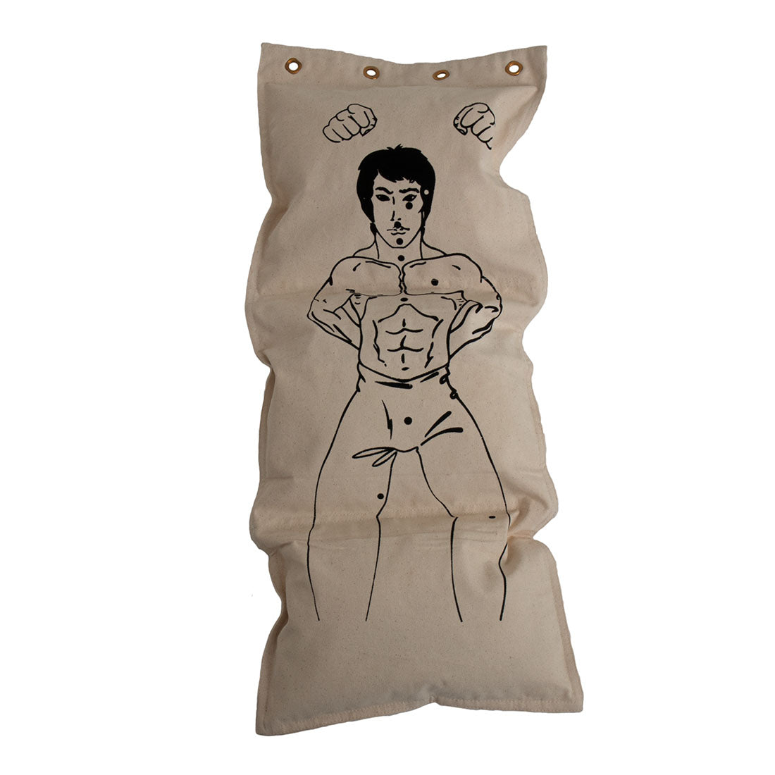SMAI Large Canvas Sand Bag Makiwara with Target - martial arts training equipment product photo