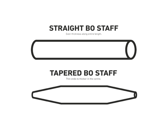 SMAI Demo Spiral Bo Staff - 4ft 5ft 6ft - detail view 3