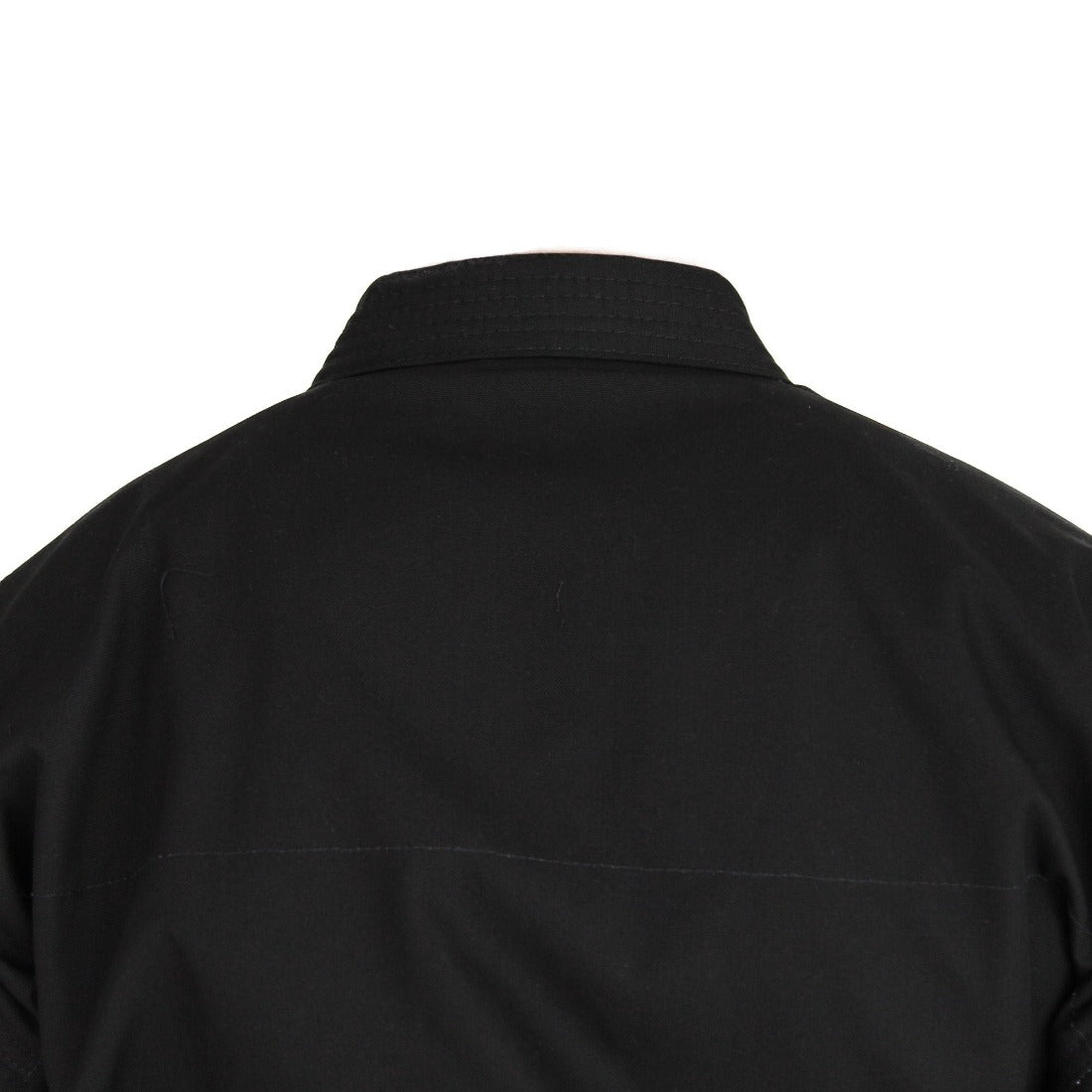 SMAI 12oz Canvas Karate Gi - Black Karate Uniform - detail view 7