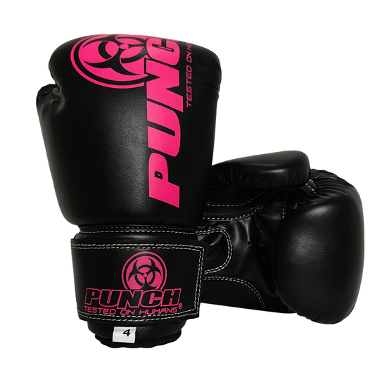 Punch Boxing Gloves - Urban - Mini Junior - 4oz in Hot Pink - view 3