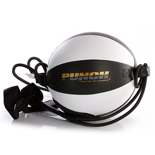 Punch Floor to Ceiling Ball - Urban W/straps in Black And White - view 2