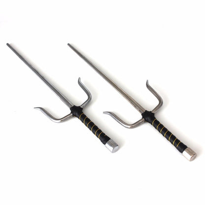 SMAI Chrome Octagon Sai - Martial Arts Weapon - detail view 3