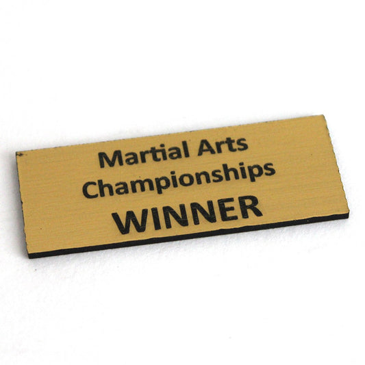 SMAI Trophy Name Plate - Winner - martial arts accessories product photo
