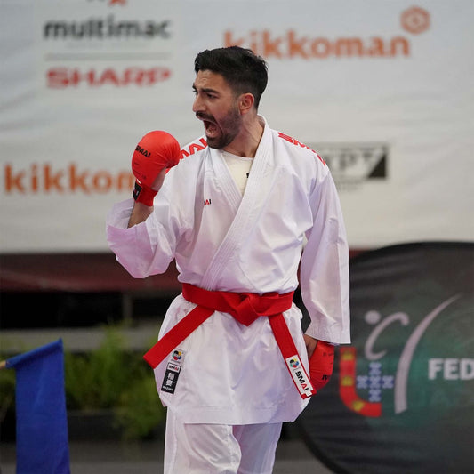 SMAI WKF Approved Deluxe Karate Belt - detail view 4