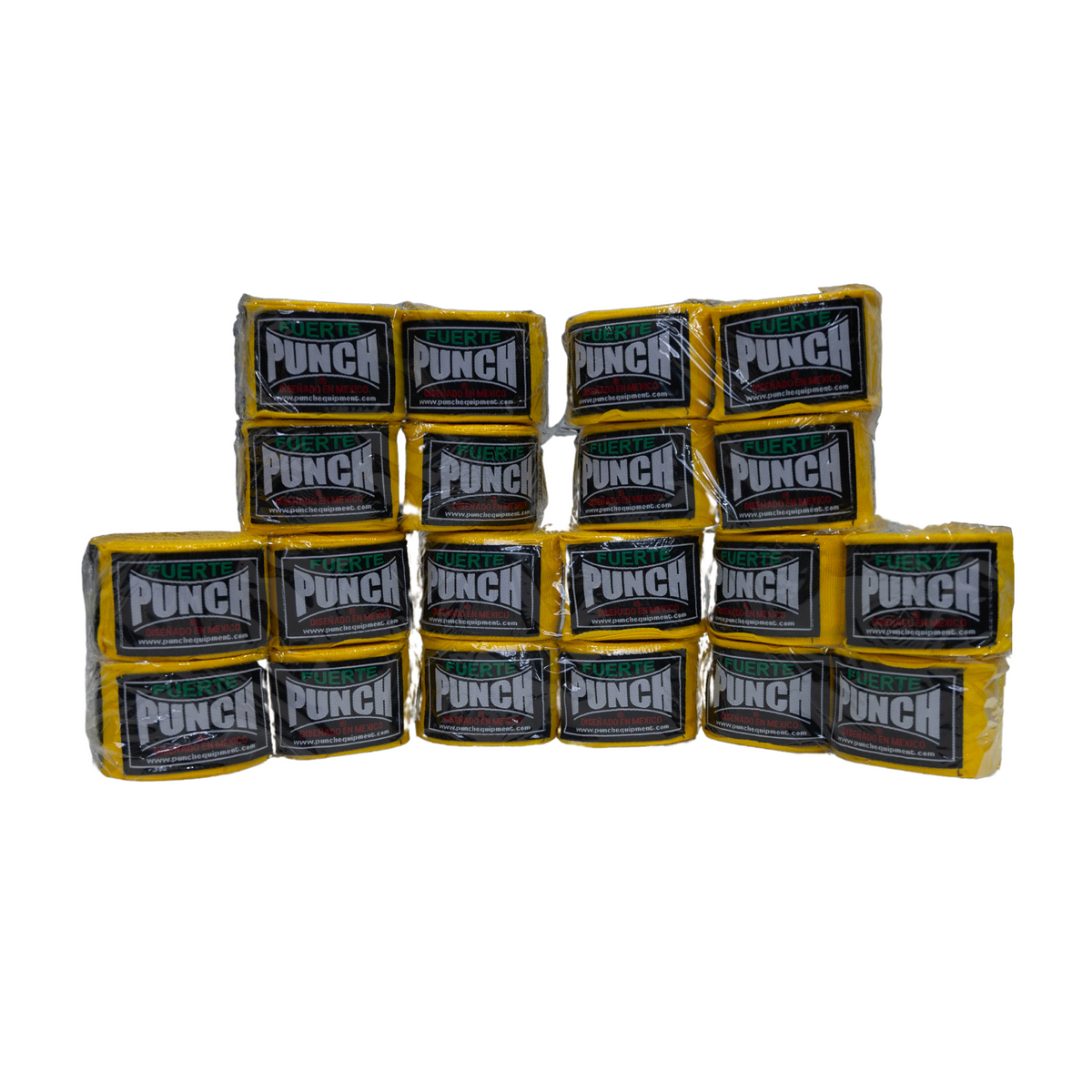 Punch Hand Wraps - Mexican Enduro - 5m - Bulk Pack of 10 in Yellow - view 2
