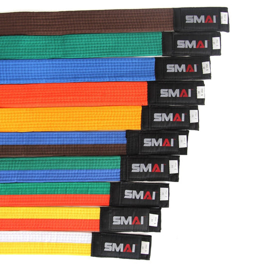 SMAI Judo Belt - Black Tip - martial arts belts product photo