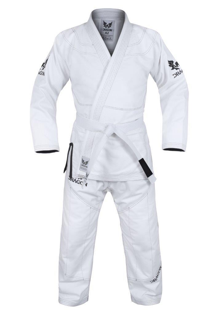 Morgan Dragon V2 450gsm BJJ Gi - Ibjjf Approved (white)