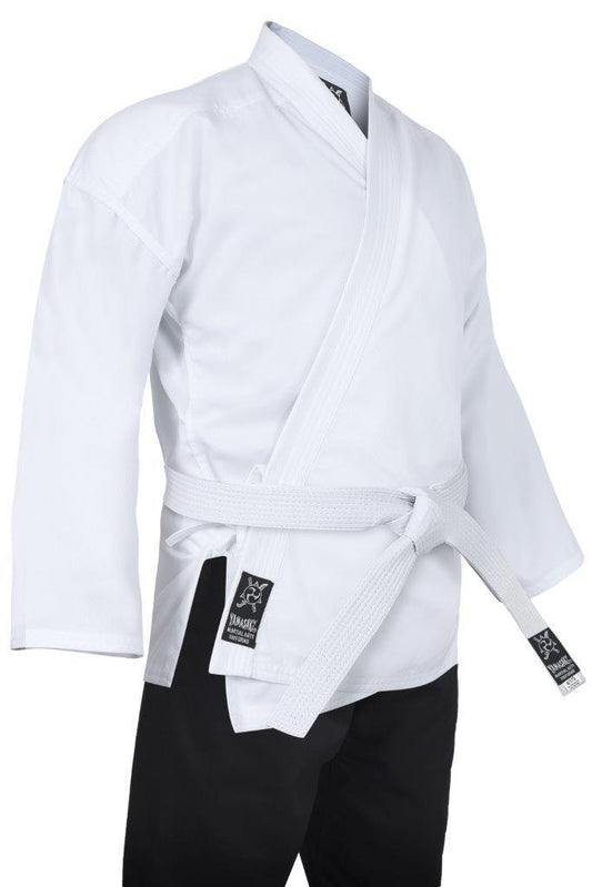 Morgan Yamasaki PRO Salt & Pepper Karate Uniform (10oz) - detail view 2