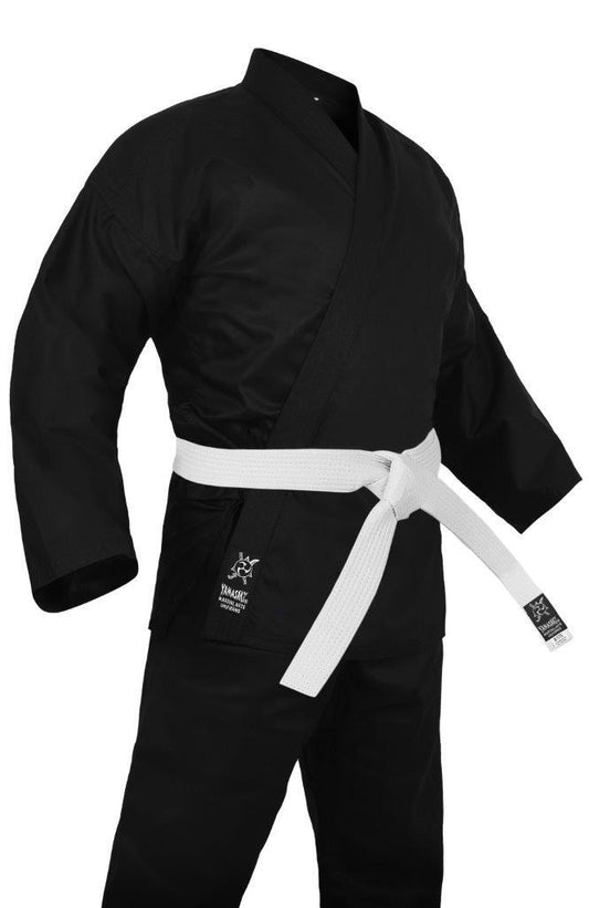 Morgan Yamasaki PRO Black Karate Uniform (10oz) - detail view 2
