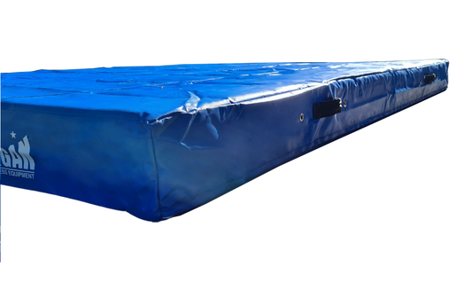 Morgan 3.0m x 2.0m x 20cm Crash Mat &ndash; Australian-made landing mat with closed-cell foam and 850D ripstop vinyl for martial arts training