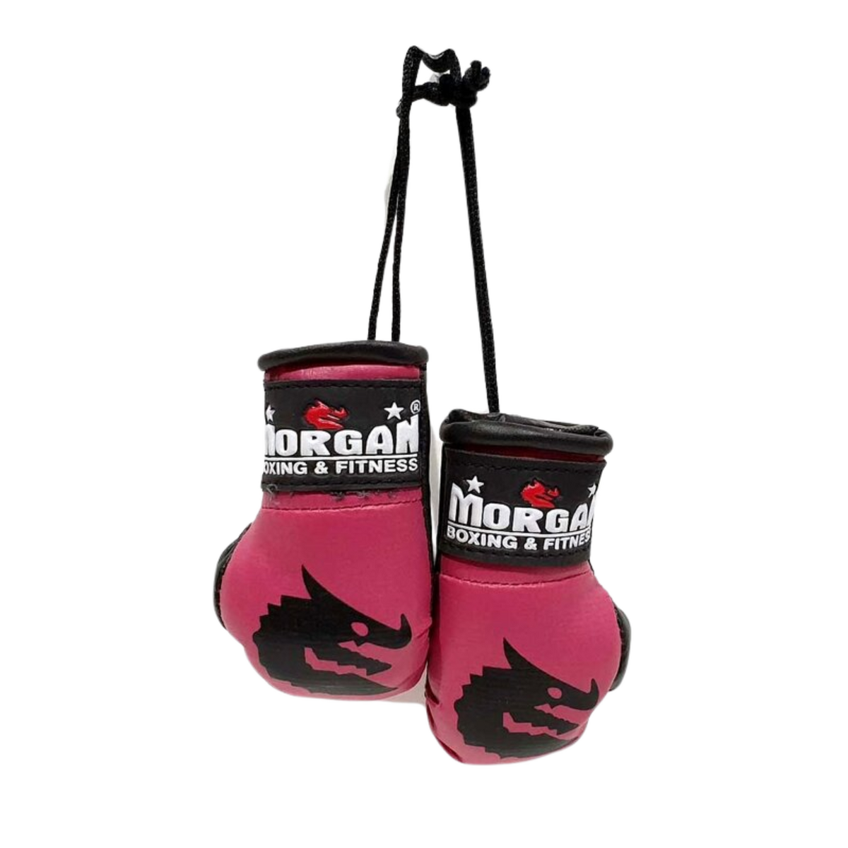 Morgan Rear View Mirror Gloves pair in Black, Blue, Pink, Red and White boxing accessory