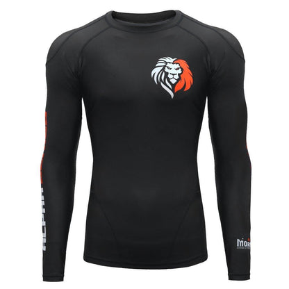 Morgan Alpha Series Rash Guard in modern compression design for MMA BJJ and grappling training