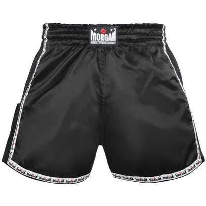 Morgan Retro Muay Thai Shorts in classic fight-wear design, available at MMABOXING