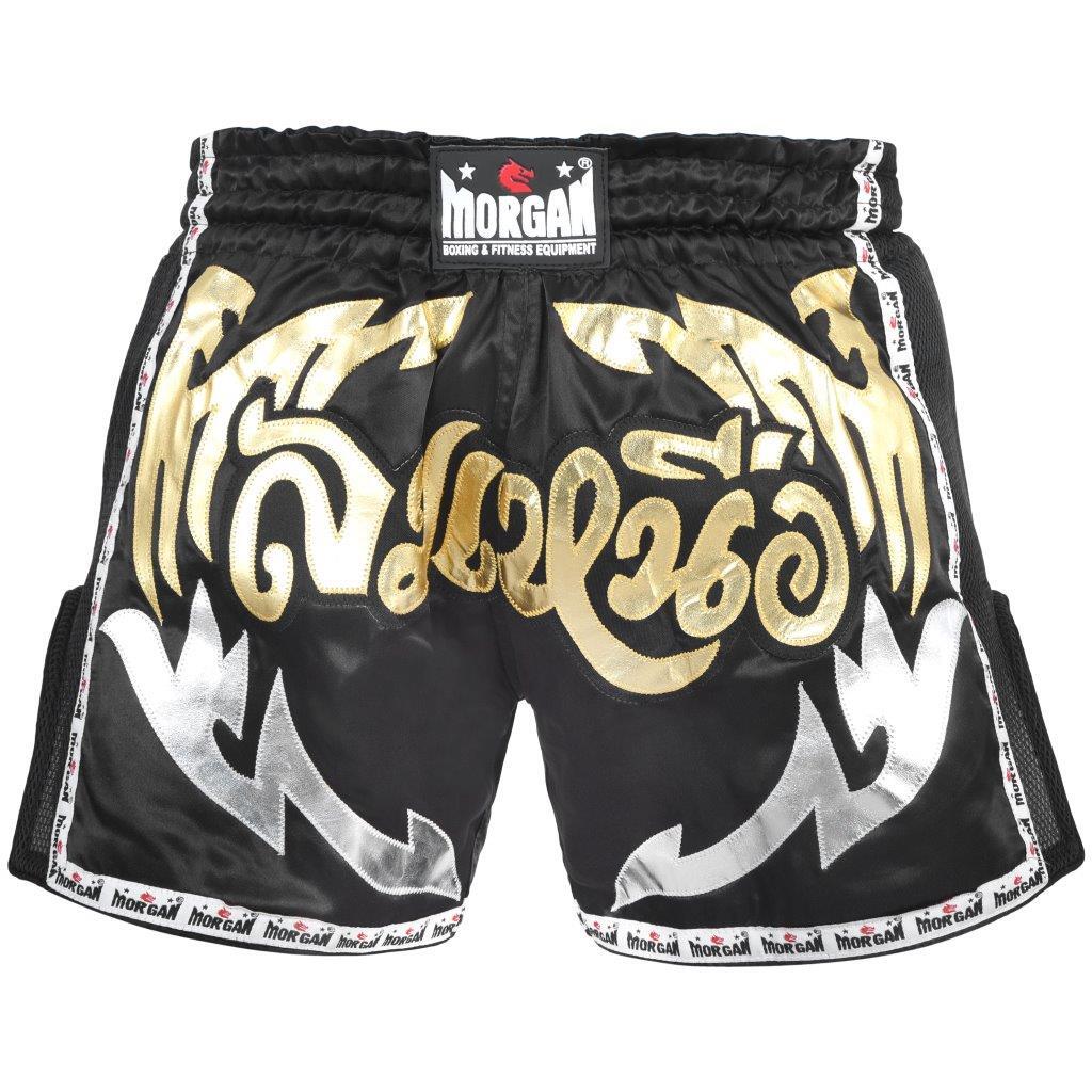 Morgan Elite Retro Muay Thai Shorts in multiple sizes available at MMABOXING
