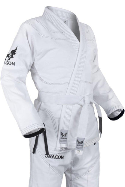 Morgan Dragon V2 450gsm BJJ Gi - Ibjjf Approved (white)